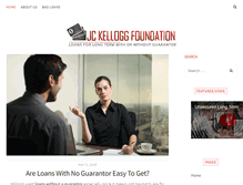 Tablet Screenshot of jckelloggfoundation.org